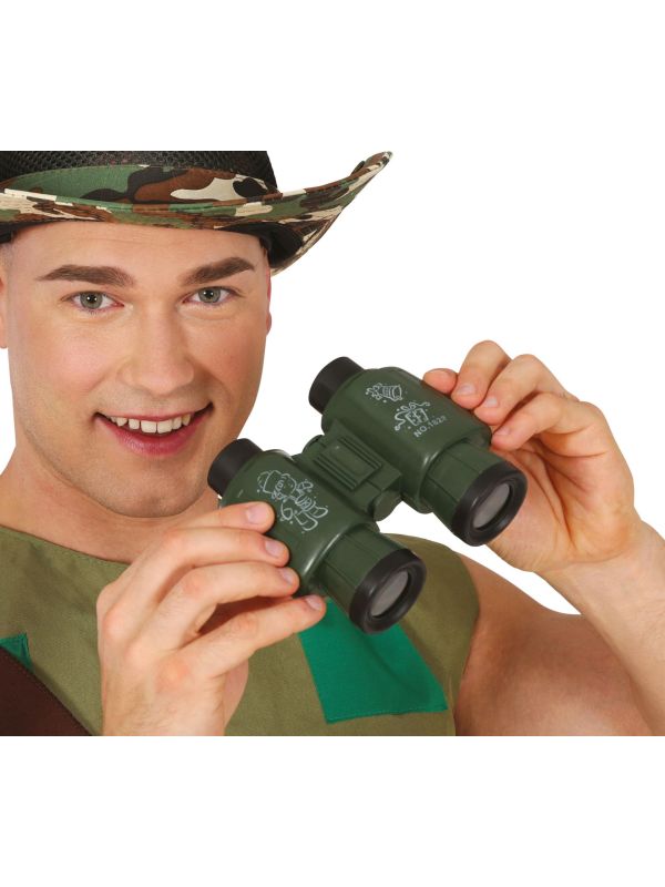 Militair Verrekijker Carnaval Groen Plastic