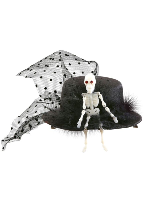 Mini Hoedje met Skelet