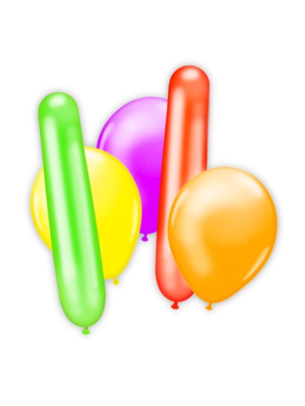 Mix Van 20 Gekleurde Ballonnen