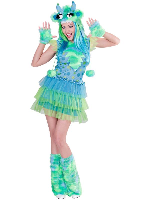 Monster Kostuum Dames Groen