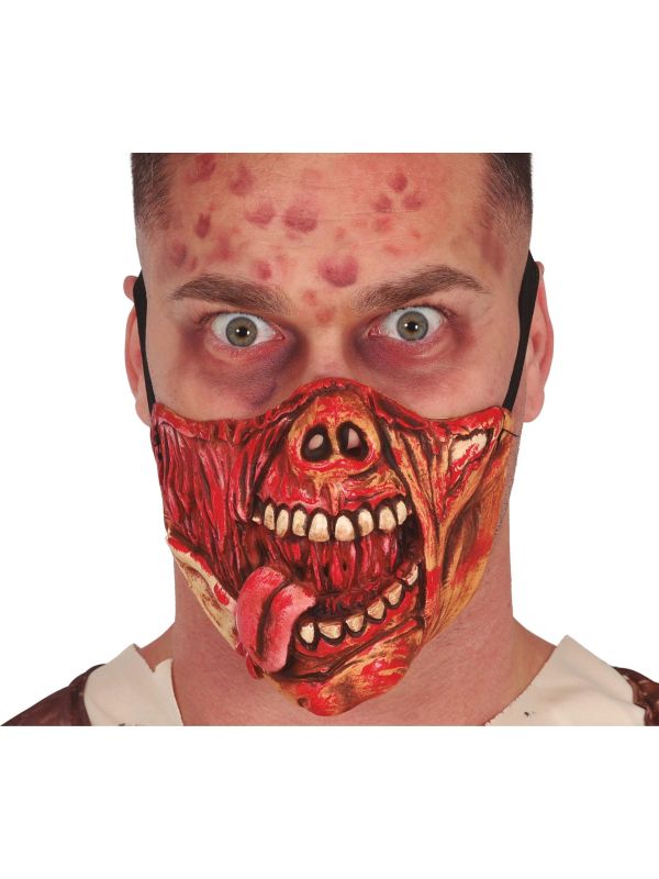 Monster met Tong Half Masker