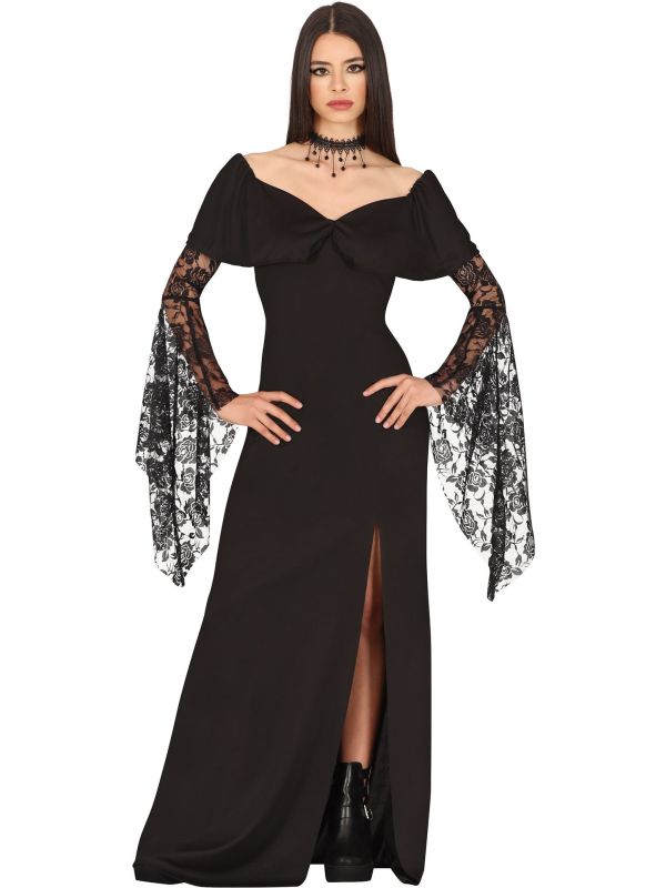 Mortisia Addams Jurk Meisjes 14-16 Jaar