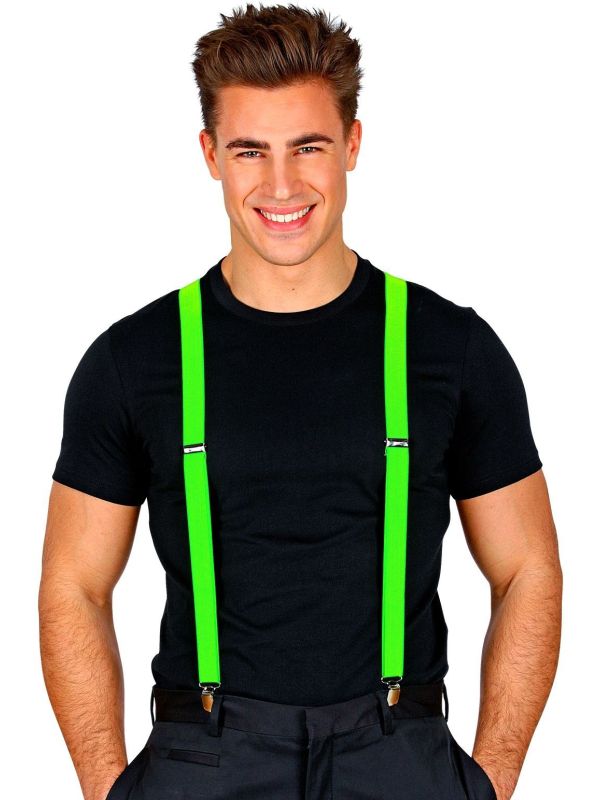 Neon Bretels Groen