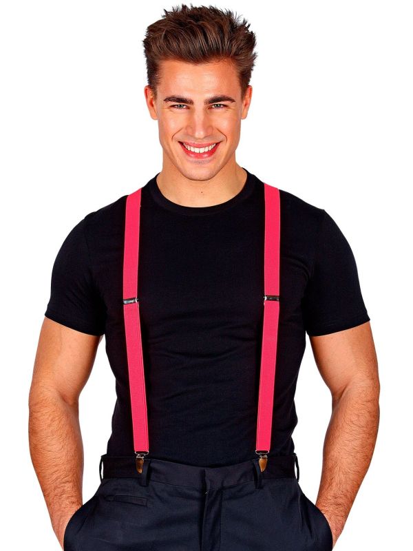 Neon Bretels Roze