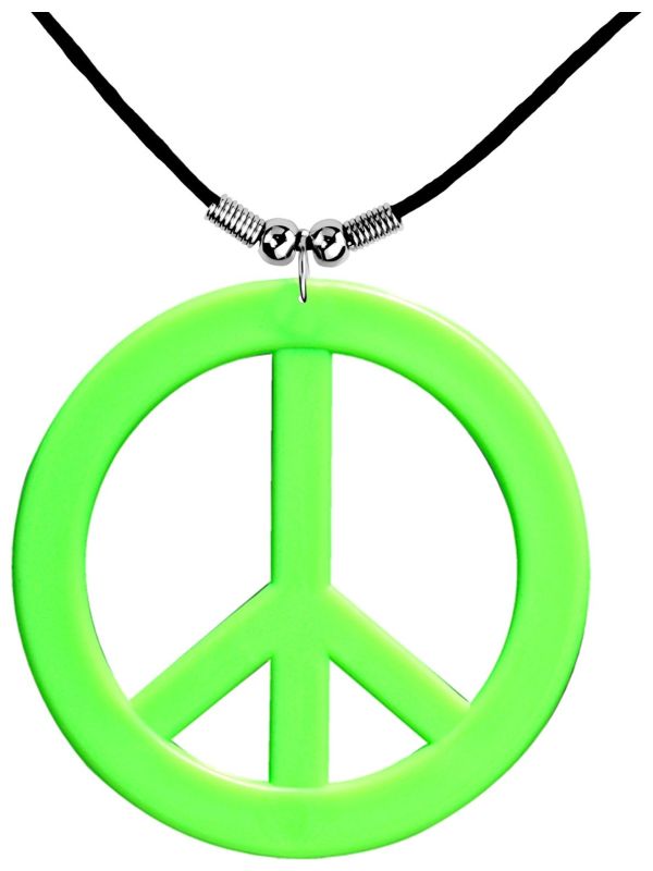 Neon Groene Hippie Ketting