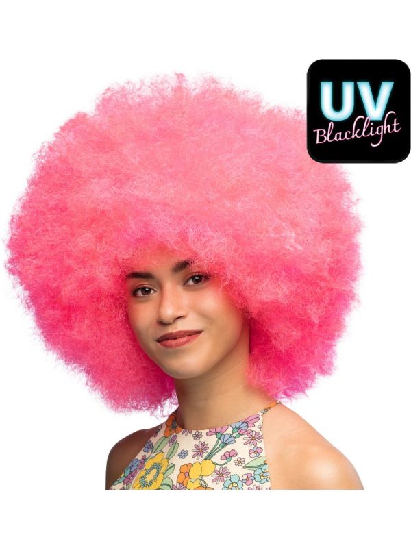Neon Roze Disco Afropruik