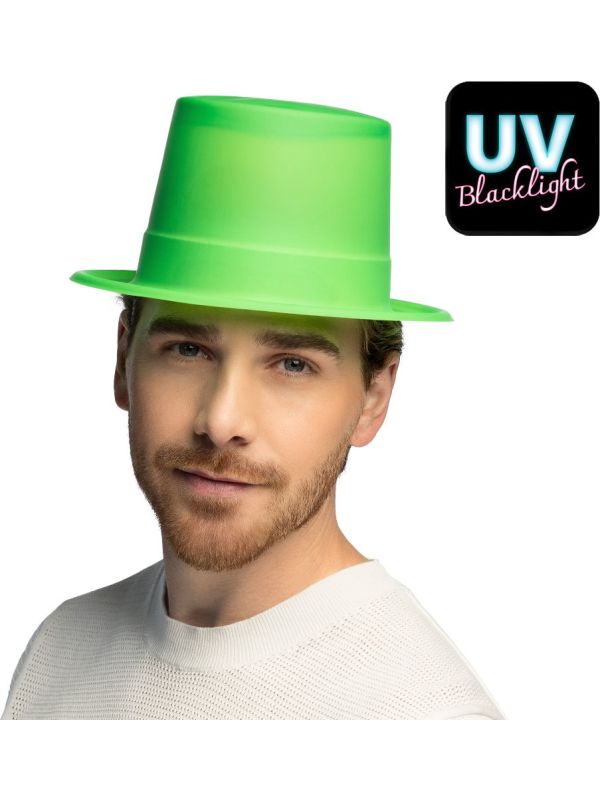 Neongroene Topper Hoed
