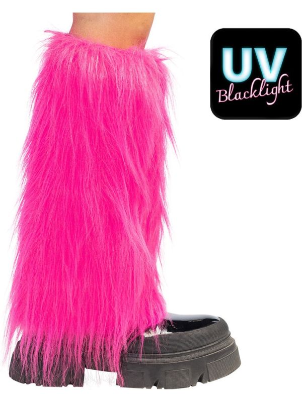 Neonroze UV Beenwarmers Dames