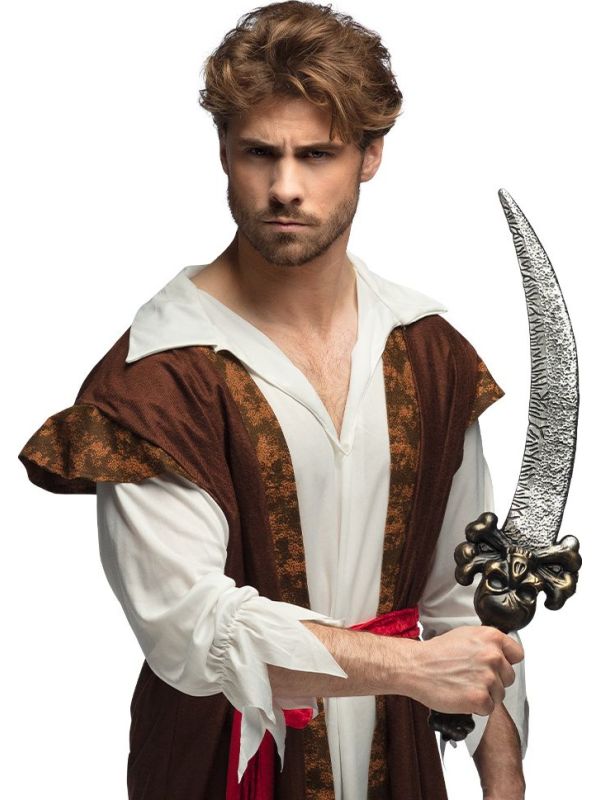 Nep Piratenzwaard met Schedel 59cm