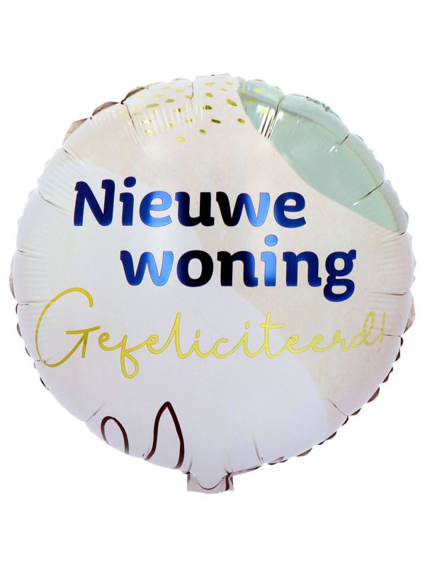 Nieuwe Woning Felicitatie Folieballon