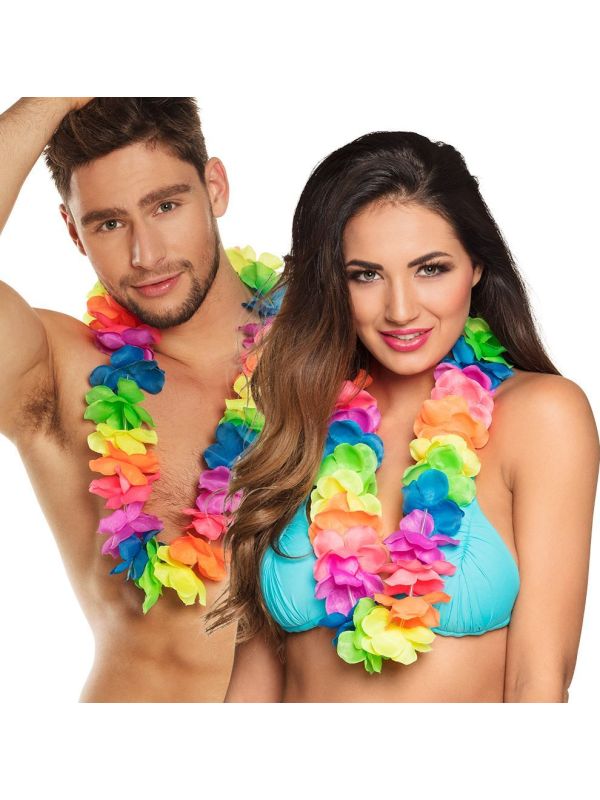 Ohana Hawaii Krans Luxe Veelkleurig