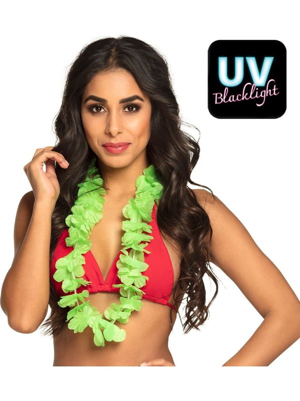 Ohana Hawaii Krans Neon Groen