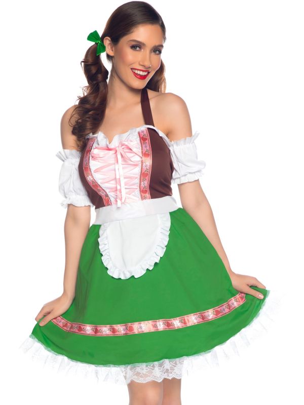 Oktoberfest Jurk Dames Groen