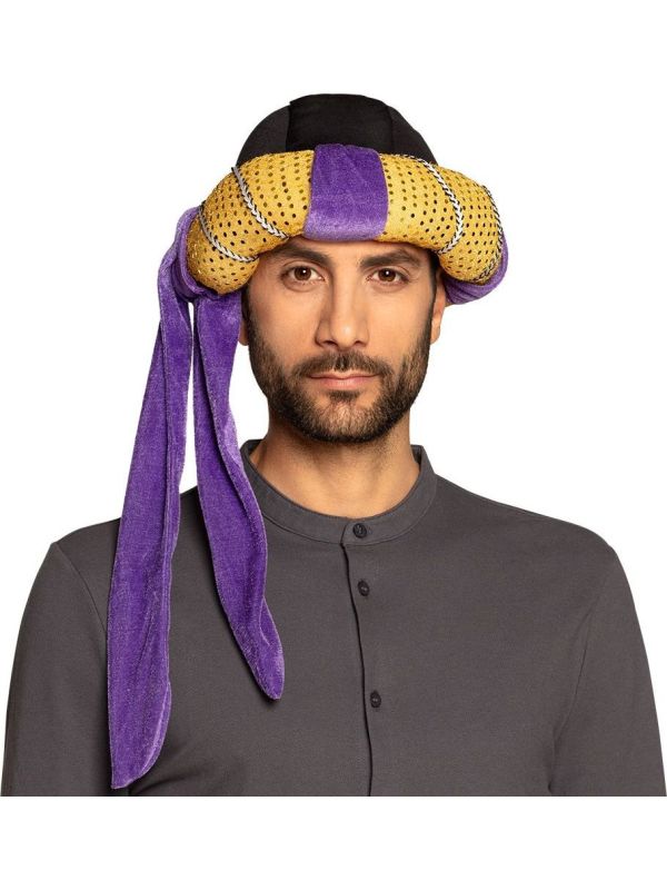 Omar Sultan Tulband Paars