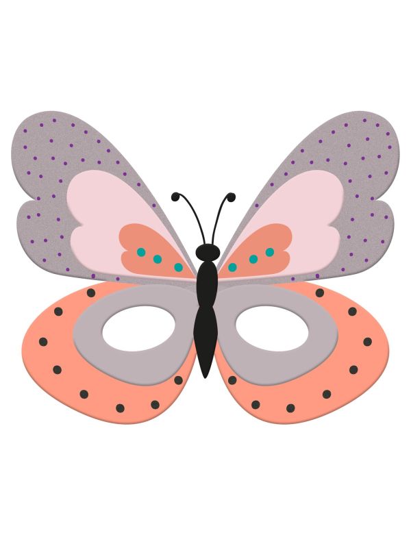 Oogmasker Vlinder Van Vilt