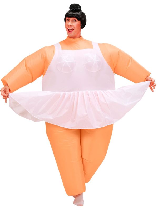 Opblaasbaar Dikke Ballet Danser Kostuum