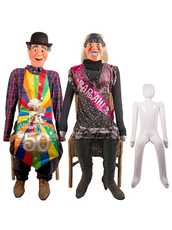 Opblaaspop Abraham Of Sarah 50 Jaar 1,44Mtr