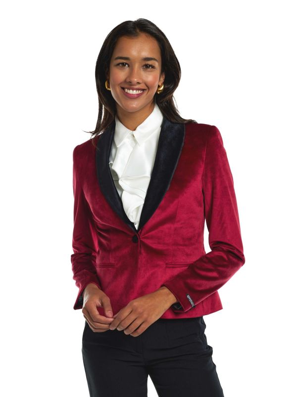 Opposuits Deluxe Dames Dinner Blazer Bordeaux Rood