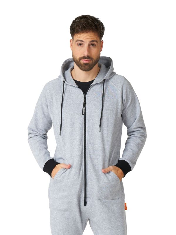 Opposuits Gentle Grey Grijze Onesie Heren