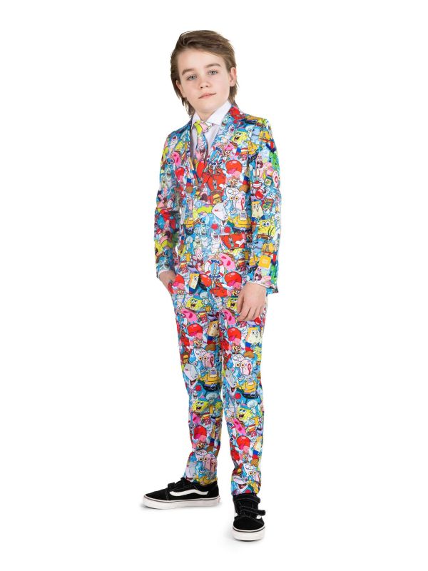 Opposuits Jongens Spongebob Karakters Kostuum