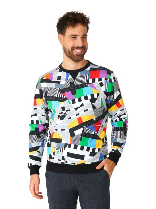 Opposuits Teletekst Sweater Heren