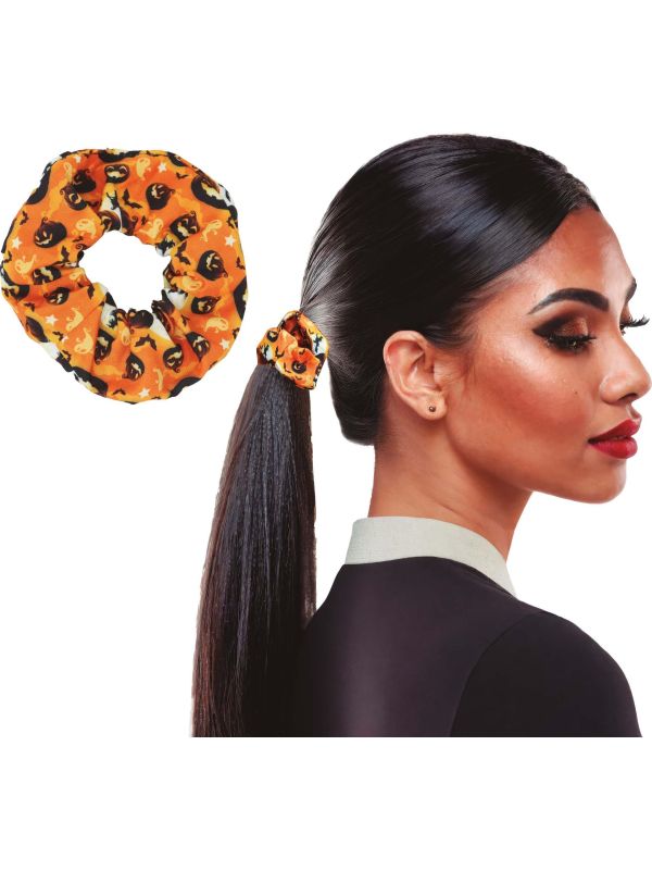 Oranje Haarstrik Halloween