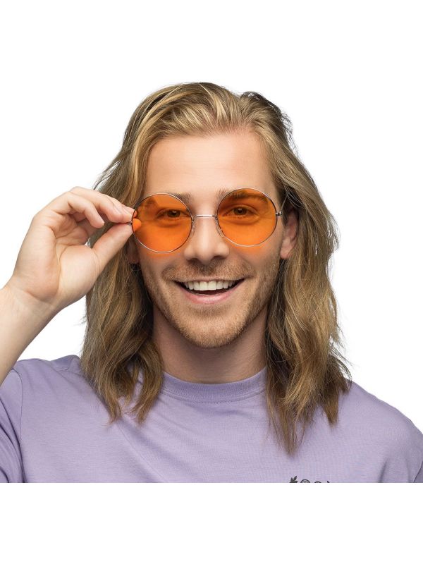Oranje Hippie Zonnebril