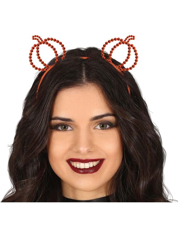 Oranje Metalen Pompoen Haarband