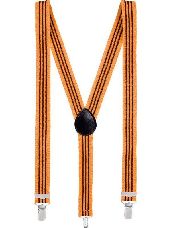 Oranje Neon Bretels Volwassenen