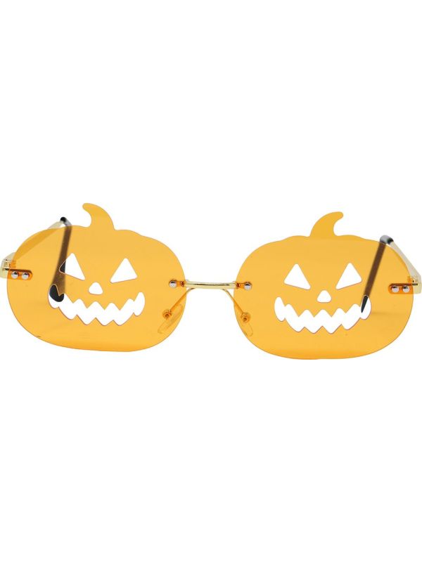 Oranje Pompoenen Bril Halloween