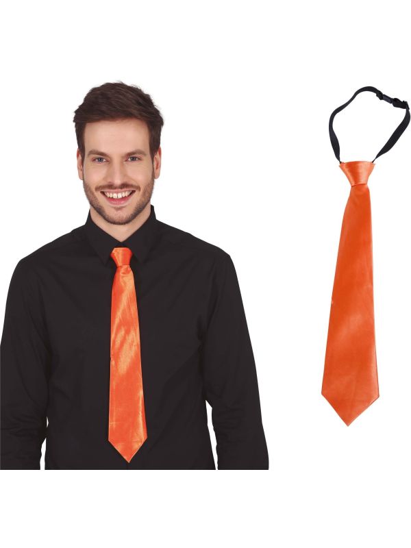 Oranje Retro Stropdas 45cm