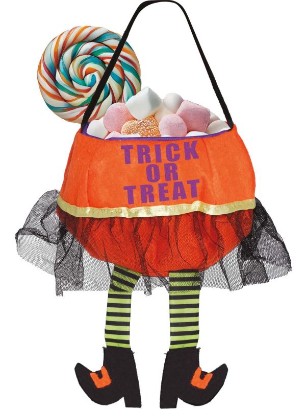 Oranje Snoeptas Halloween met Heksenbenen