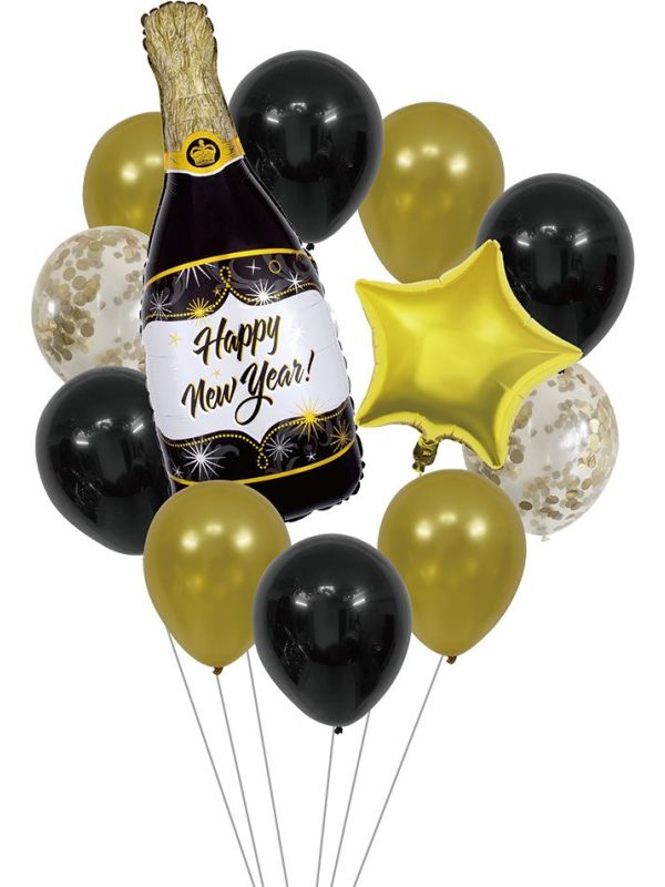 Oud en Nieuw Ballonnnenset 14-delig