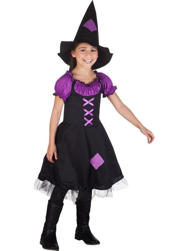 Paars imperial heks jurkje meisjes