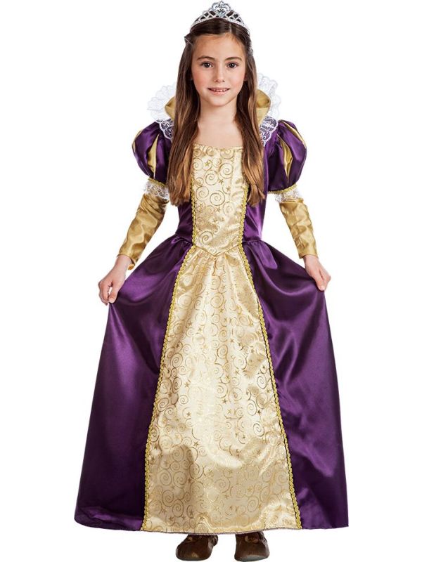 Paars Prinsessen Kostuum Meisjes Lang