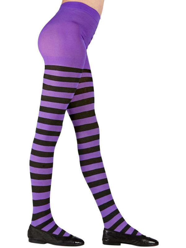 Paars Zwart Gestreepte Kinderpanty