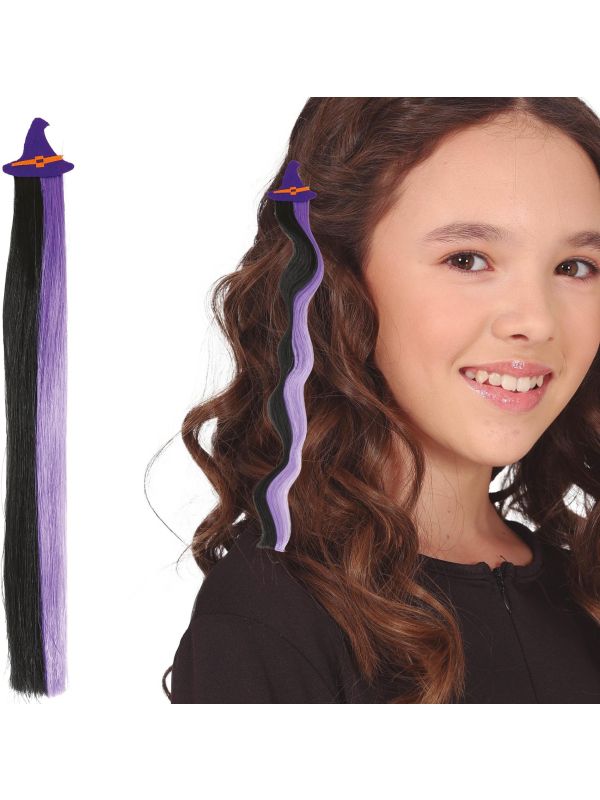 Paars Zwarte Heks Haar Extension