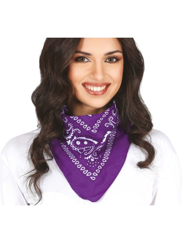 Paarse Cowboy Sjaal