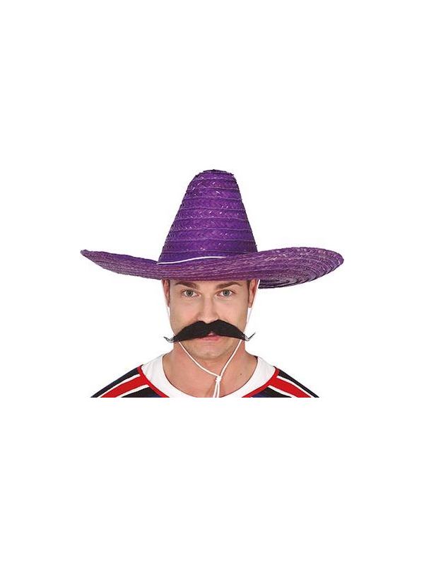 Paarse Mexicaanse Sombrero Hoed