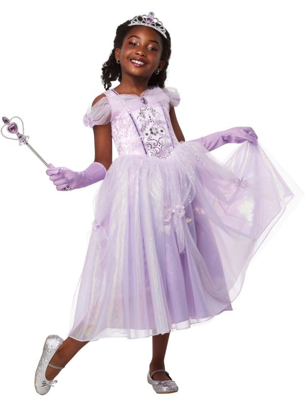 Paarse Rapunzel Jurk Meisjes