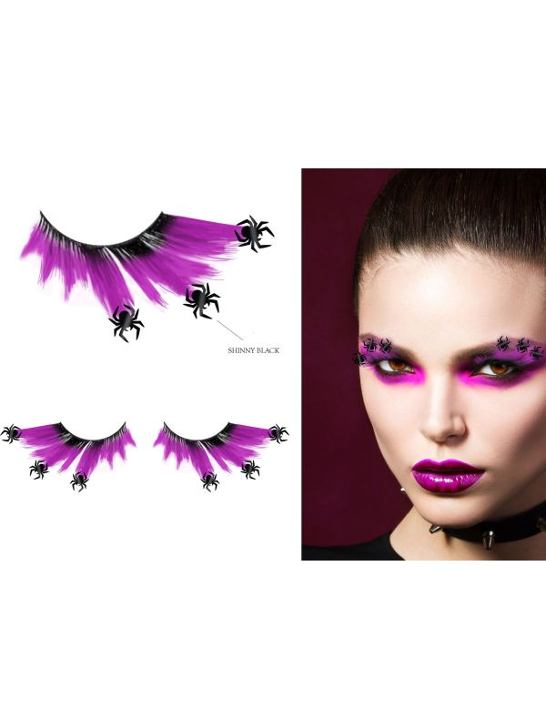 Paarse Spinnen Wimpers