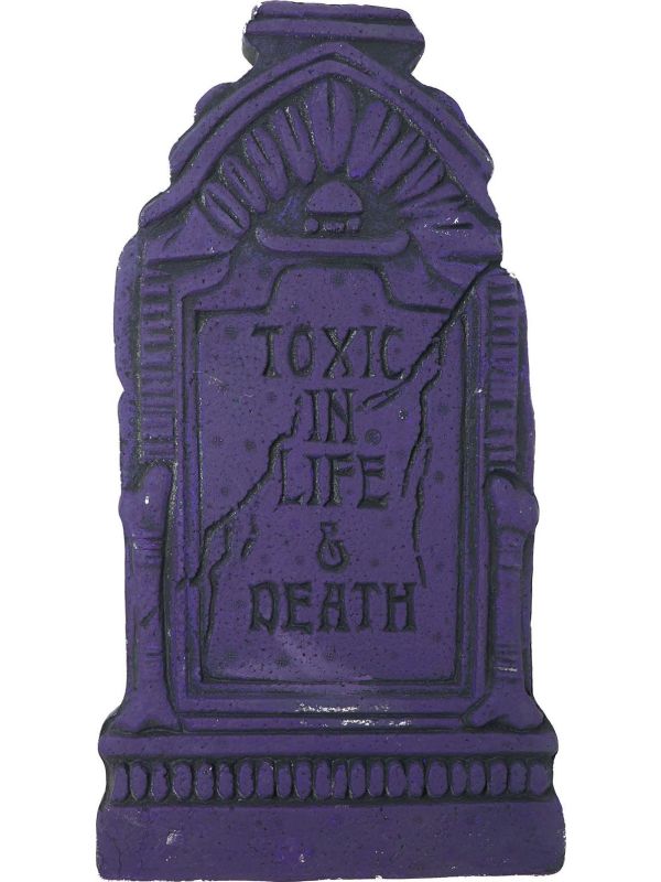 Paarse Toxic Nep Grafsteen