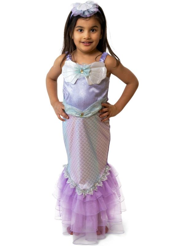 Paarse Zeemeermin Jurk Meisjes