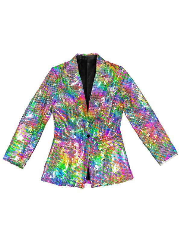 Pailletten Colbert Dames Regenboog