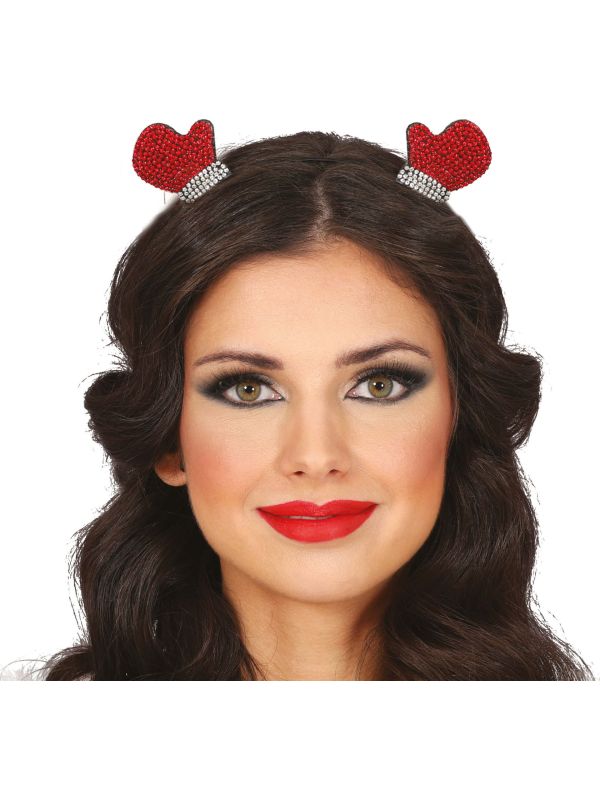 Pailletten Kerst Haarband met Handschoentjes