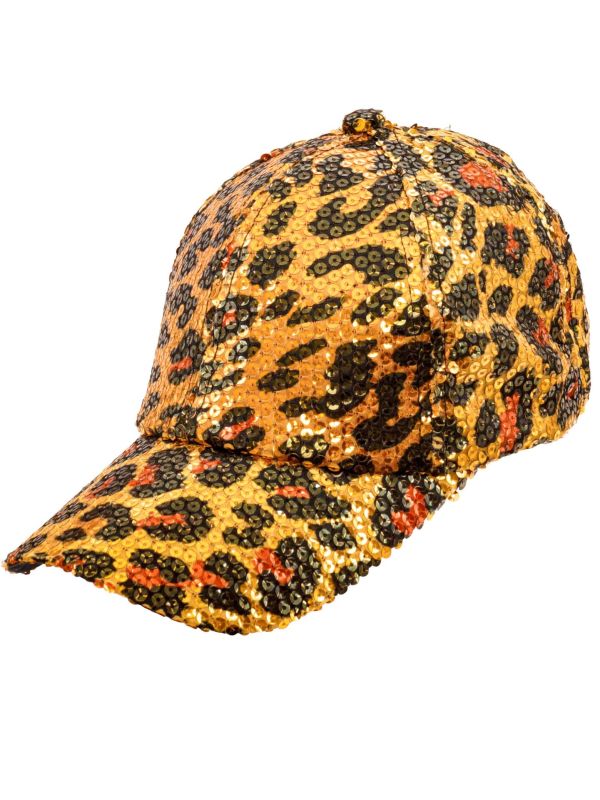Pailletten Pet Goud Luipaardprint Dames Heren