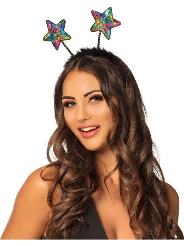 Pailletten Regenboog Tiara Sterren