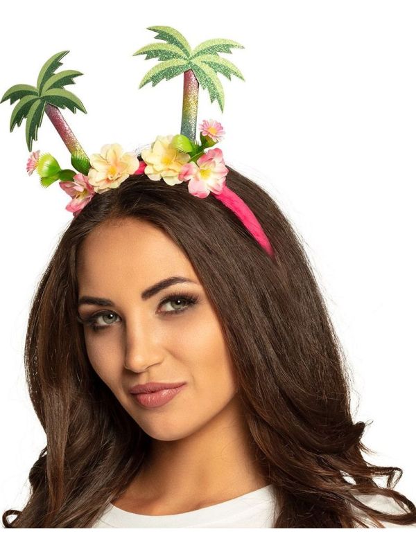 Zonnebloemen Haarband Voor Dames - Carnaval, Halloween En Feest Accessoire