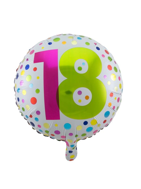Party Stippen 18E Verjaardag Folieballon