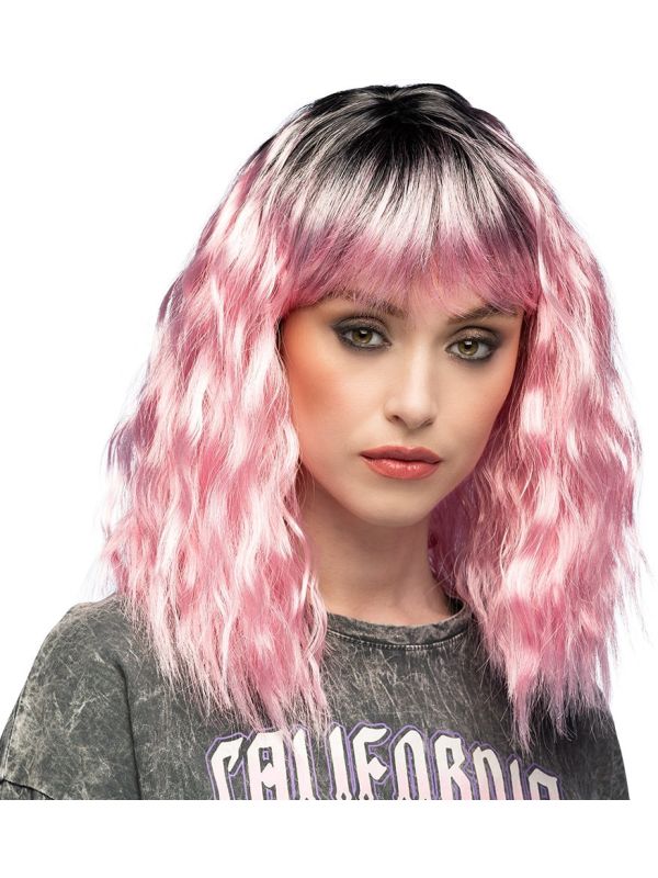 Pastel Roze Cosplay Pruik Dames